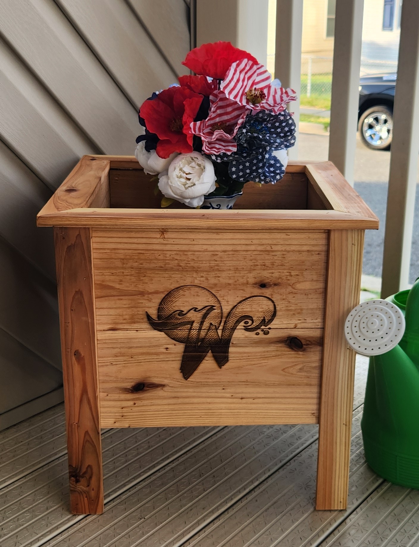 Box A - Wildwood Logo - Boiled Linseed Oil Finish
