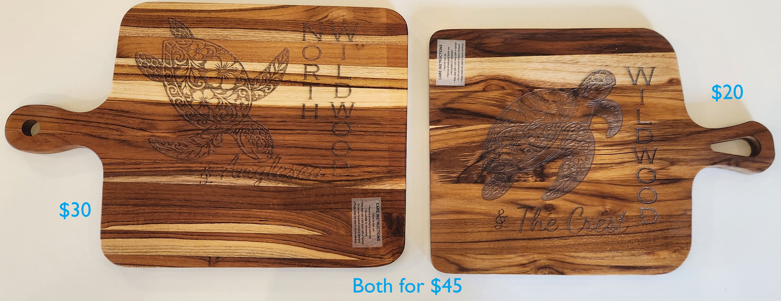 One-of-a-Kind Engraved Bamboo Cutting Boards